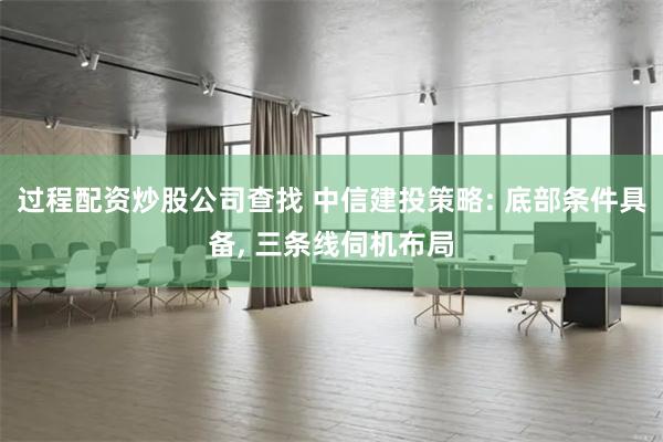 过程配资炒股公司查找 中信建投策略: 底部条件具备, 三条线伺机布局