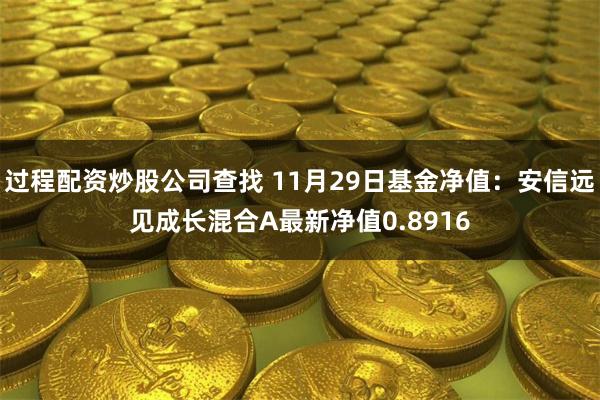 过程配资炒股公司查找 11月29日基金净值：安信远见成长混合A最新净值0.8916